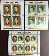 Aitutaki 1982 Birth Of Prince William Sheetlets Set MNH - Aitutaki