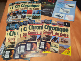 CHRONIQUES DE LA GUERRE DU GOLFE, COMPLET 20 VOLUMES, ED ATLAS, COMPLET SAUF POSTERS AVIONS - French