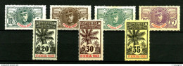 HAUT SENEGAL Et NIGER - Entre 1 Et 10 - 7 Valeurs - Neufs N* - Très Beaux - Unused Stamps