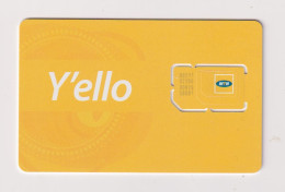 SOUTH SUDAN  - MTN Y'ello Unused Chip SIM Phonecard - Soudan