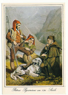 CPSM/CPM 10.5 X 15 Les PYRENEES Pâtres Pyrénéens Au XIX° Siècle Lithographie Collection Musée Pyrénéen Lourdes - Midi-Pyrénées