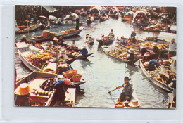 Thailand - BANGKOK - Scenery Of The Floating Market - Publ. Soma Nimit 384 - Tailandia