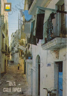 CARTOLINA  C1 IBIZA,ISOLE BALEARES,SPAGNA-CALLE TIPICA-VIAGGIATA 1985 - Ibiza