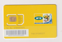 RWANDA  - MTN Y'ello FIFA  World Cup Unused Chip SIM Phonecard - Rwanda