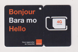 CENTRAL AFRICAN REPUBLIC -  Orange Bonjour Unused Chip SIM Phonecard - República Centroafricana