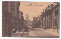 BRUXELLES - Rue De La Régence Et Palais Des Beaux Arts   (carte Animée) - Avenidas, Bulevares