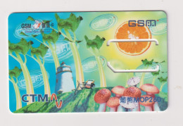 MACAU -  CTM Unused Chip SIM Phonecard - Macao