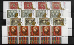 TIMBRE STAMP ZEGEL ISRAËL PETIT LOT 5 X 1080-83 ET 1165  XX - Nuovi (con Tab)