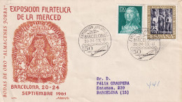 MATASELLOS 1961  BARCELONA - Cartas & Documentos