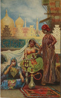 Illustrator Unknown // Scene From De Orient (woman) No. 1. 19?? - 1900-1949