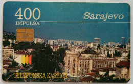 Bosnia 400 Units Chip Card - Sarajevo - Bosnië