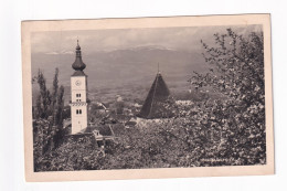 E5362) WOLFSBERG In Kärnten - FOTO AK Mit Blühenden Bäumen Und Kirchturm ALT !! 2.12.1938 - Wolfsberg