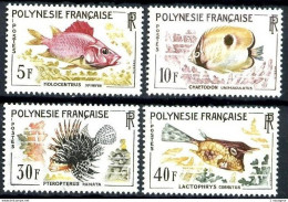 POLYNESIE - 18 / 21 - Poissons - Série Complète 4 Valeurs - Neufs N* - Très Beaux - Ungebraucht