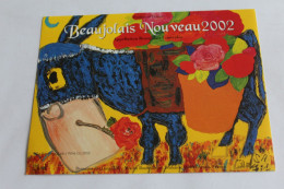 Etiquette Jamais Servie  Neuve  BEAUJOLAIS NOUVEAU 2002 Domaine De Longsard 69400 Arnas - Other & Unclassified