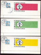 Yugoslavia 1990, 29th Chess Olympiad In Novi Sad, Commemorative Card - Scacchi