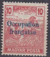 Hongrie Arad 1919 N° 44 NMH ** Moissonneurs Variété O D' Occupation Plus Haut   (A8) - Unused Stamps