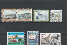 Stamps With Lighthouse On Back Plan MNH(**) - Faros