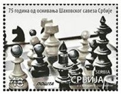 Serbia 2023. 75 Years Since The Foundation Of The Chess Federation Of Serbia, MNH - Scacchi
