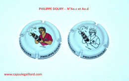 2 Capsules De Champagne - PHILIPPE DOURY  N°Ao.c Au 4Ao.d - Colecciones