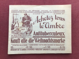 CARNET DE TIMBRES ANTITUBERCULEUX 1932 Complet - Tegen Tuberculose