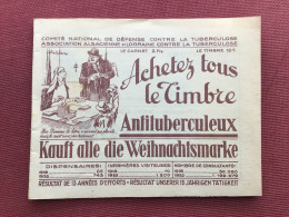CARNET DE TIMBRES ANTITUBERCULEUX 1932 Complet - Tuberkulose-Serien