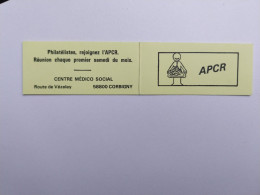 Carnet Privé 1993 - Corbigny 58 - APCR Réunion Philatélique   5x0.10   Briat - Autres & Non Classés