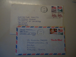 UNITED STATES USA 2 COVER  1991  SANTA CLOUS  PAIR FLAGS AND PAIR  CARS - Enveloppes évenementielles