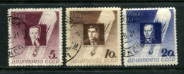 Russia  1934  Mi 480-82 Used - Nuovi