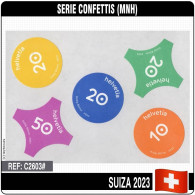 C2603# Suiza 2023. Serie Confettis (MNH) - Nuovi