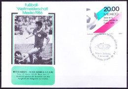 Mexico 1986 Cover, Koreans Equalize Bulgaria 1-1, WC Football, Sports, Soccer - 1986 – Mexico