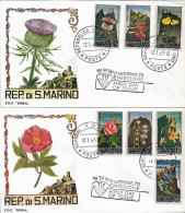 2 Fdc Roma:  FIORI 1967 - No Viaggiate - FDC