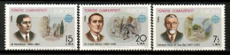 Turkey 1980 Turquía / Europa CEPT Famous People MNH Celebridades / Kg25  38-40 - 1980