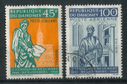 Dahomey  PA N°73 Et 74 (o) Gutenberg - Benin - Dahomey (1960-...)