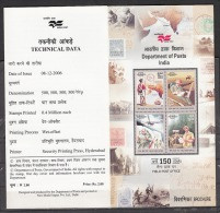 INDIA, 2006,  150 Years Of Field Post Office, (FPO), Brochure. - Storia Postale