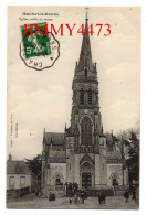 CPA - MONTFORT-le-ROTROU En 1912 - Eglise, Sortie De Messe ( Place Bien Animée ) Edit. Corn Photo Bouveret - Montfort Le Gesnois