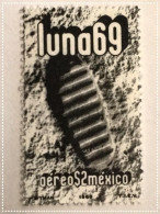 1969 MÉXICO LLEGADA DEL HOMBRE A LA LUNA Sc. C353 MNH, Astronaut's  Footprint On The Moon - Mexico