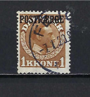 Denmark POSTFAERGE  1 Kr Brown - Colis Postaux