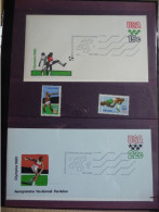 (8) USA OLYMPIC GAMES 1980 SETS AND 5 FDC'S SEE SCANS. - Other & Unclassified