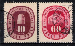 Hongrie 1947 Mi 997-8 (Yv 873-4), Obliteré - Used Stamps