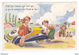 Illustrateur JANSER Enfants Auto Chien Humour Essence Huile De Bras éditions Superluxe Paris - Janser