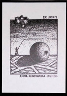 EX LIBRIS ALFRED GAUDA Per ANNA KUROWSKA-KREBS L27bis-F02 EXLIBRIS - Ex-libris