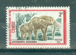 REPUBLIQUE DU CONGO - N°319 Oblitéré - Animaux Sauvages. Sujets Divers. - Eléphants