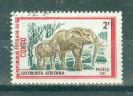 REPUBLIQUE DU CONGO - N°319 Oblitéré - Animaux Sauvages. Sujets Divers. - Elefanten