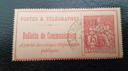 France - TIMBRE TELEPHONE N° 28   75c Rose Oblitéré - Telegraphie Und Telefon