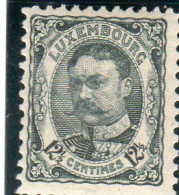 Luxembourg Année 1906-15 Guillaume IV N°75** - 1891 Adolphe Voorzijde