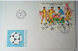 Rumänien, 1996, Fußbal WM, Mi  Bl 300-fdc - FDC