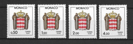Monaco Taxe Nos 83/86 , Neufs , ** , Sans Charniere , Ttb . . - Taxe
