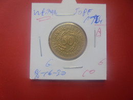 WEIMAR 50 Pfennig 1924 "A" (A.11) - 50 Rentenpfennig & 50 Reichspfennig