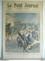 LE PETIT JOURNAL N°540 - 24 MARS 1901 - ATTENTAT CONTRE L'EMPEREUR D'ALLEMAGNE - LONDRE CHAMBRE DES COMMUNES - Le Petit Journal