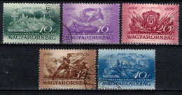 Hongrie 1936 Mi 538-42 (Yv 479-83), Obliteré, - Used Stamps